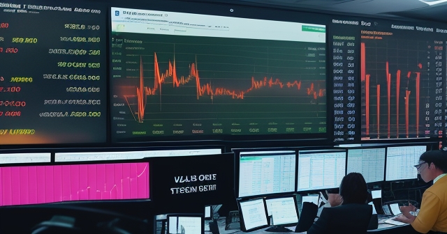 An engaging visual of a trading platform interaction