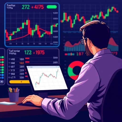 Conceptual illustration of leverage and margin in CFD trading
