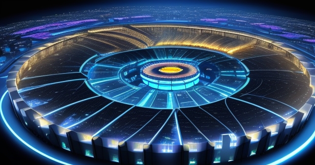 Futuristic datacenter with abundant energy