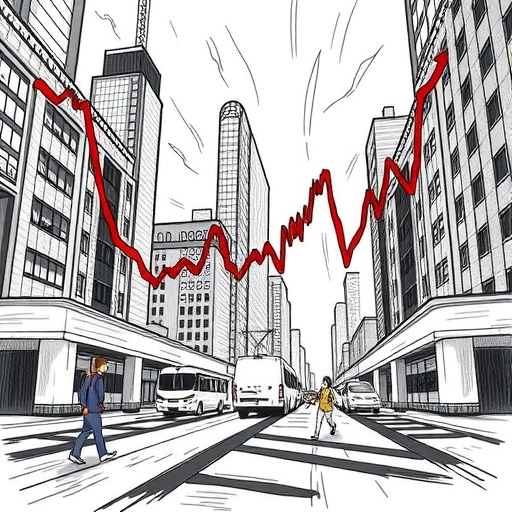 Market movements with sharp reversals