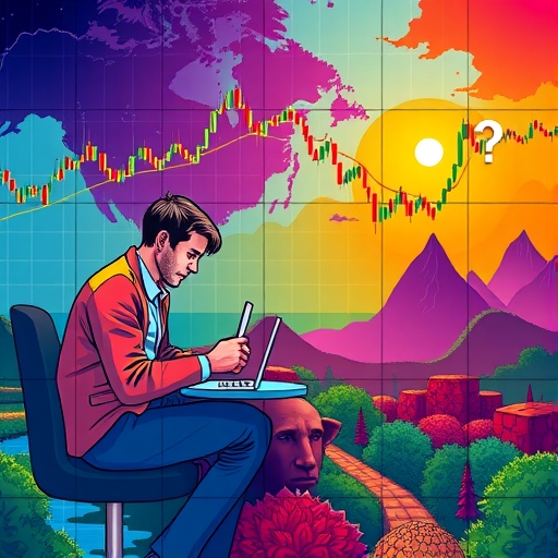 Financial landscape showcasing diverse emerging markets