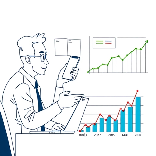 An investor analyzing market data