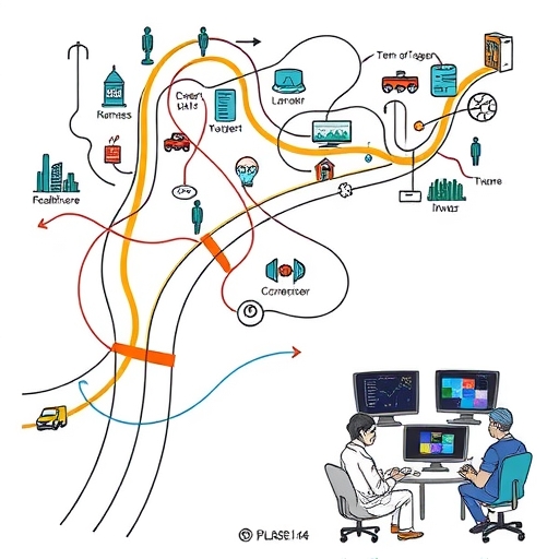 Healthcare professionals analyzing data on screens, symbolizing integration.
