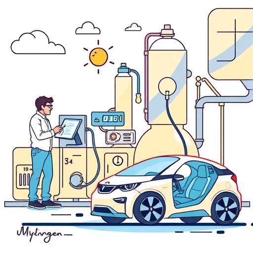 Investors analyzing hydrogen fuel technology innovations