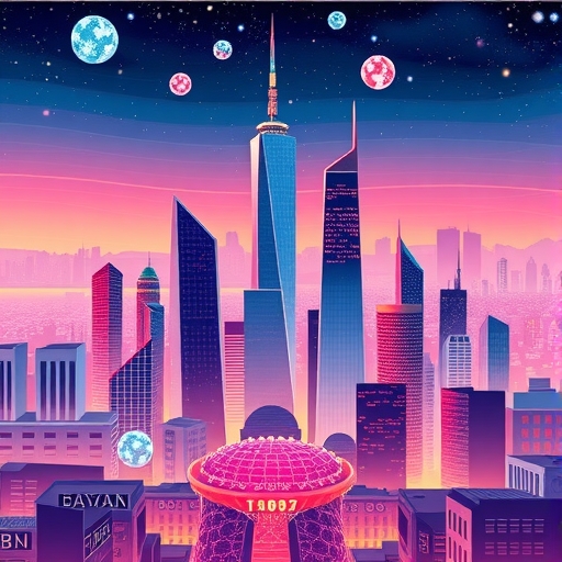 dramatic illustration of GAFAM companies collaborating on AI projects