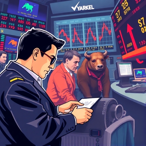 A trader analyzing charts with the Stochastic Oscillator displayed, focused expression.