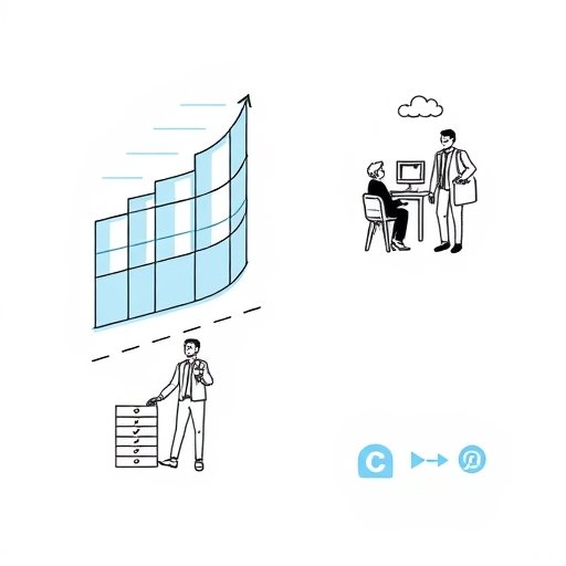 Illustration showcasing investor engagement and communication.