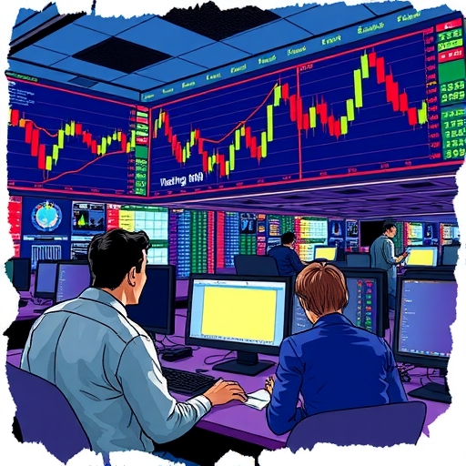 Traders analyzing price charts during a workshop
