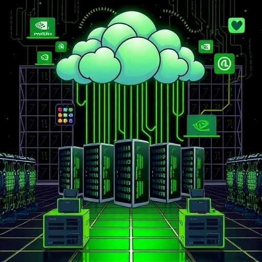 Graphical representation of AI data centers