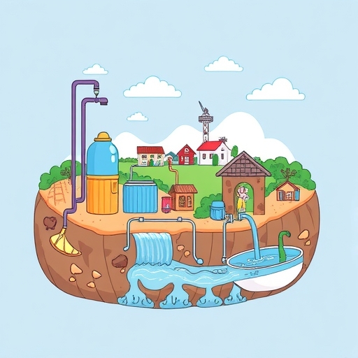 Diverse water management systems working together.