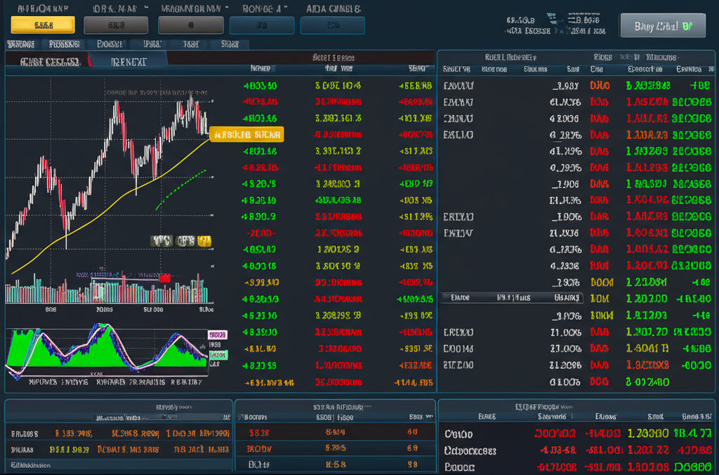 A dynamic trading platform showing gold and silver charts