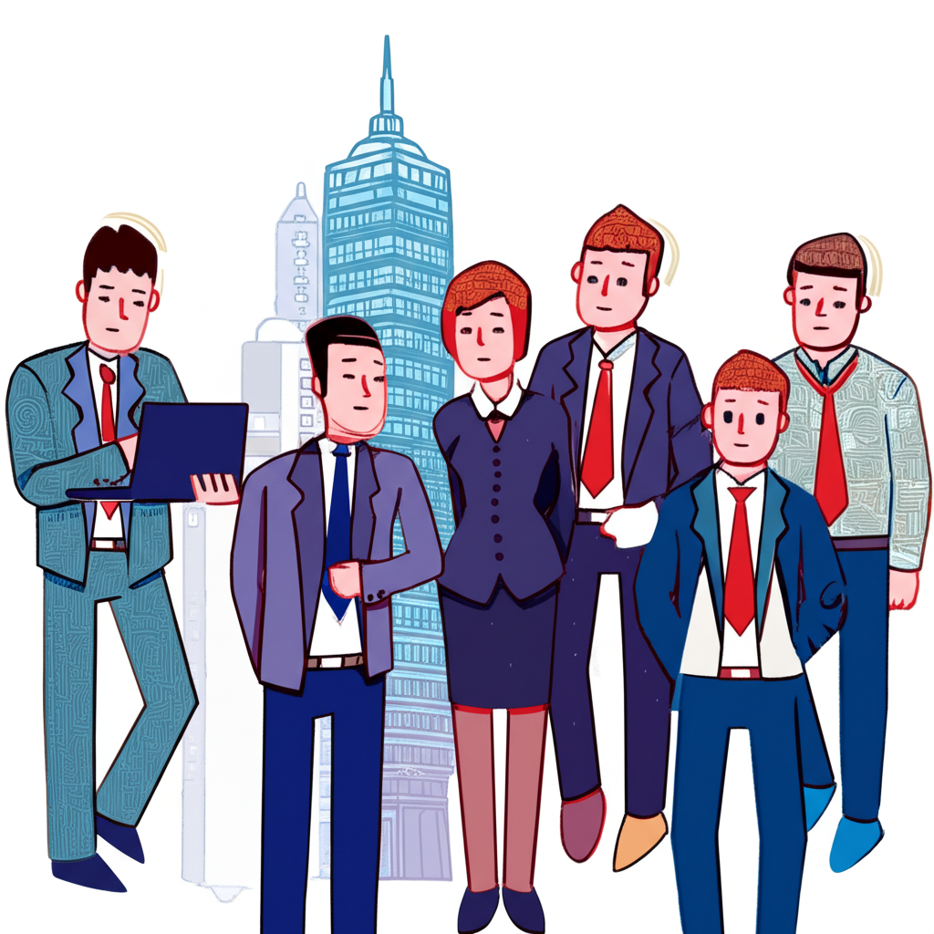 Illustration of forex brokers at a conference in Taiwan