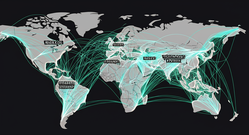 Visual of global forex market with Taiwan connection