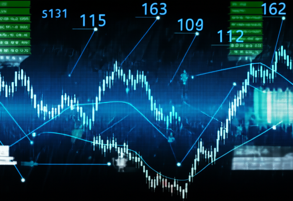 Illustration of algorithmic trading on digital platforms