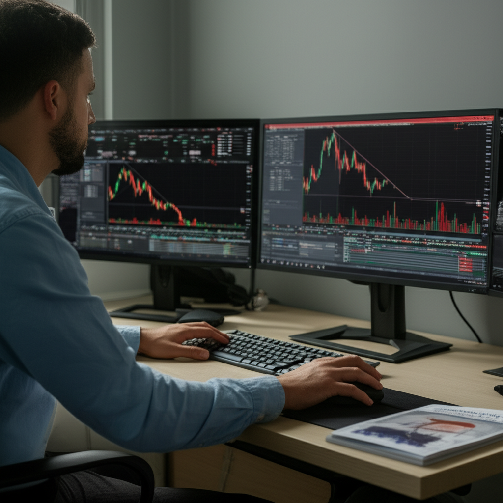 US forex trader analyzing market under NFA and CFTC regulations