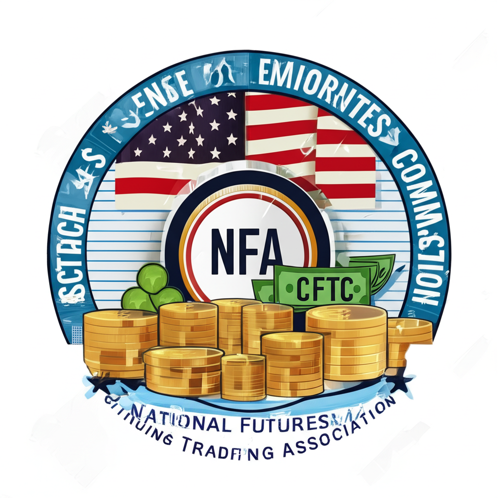 Illustration of US forex regulations with NFA and CFTC oversight