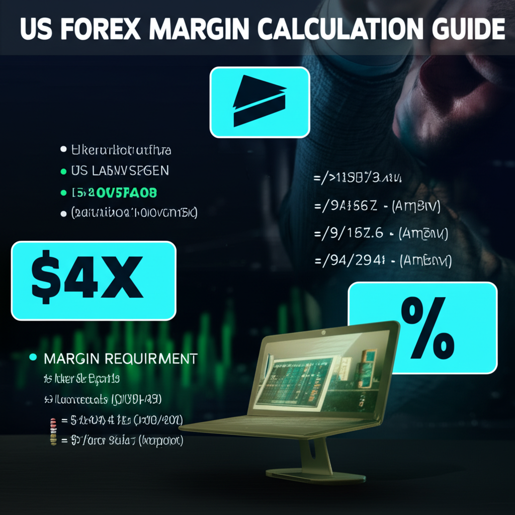 US forex margin calculation guide showing leverage and required margin breakdown