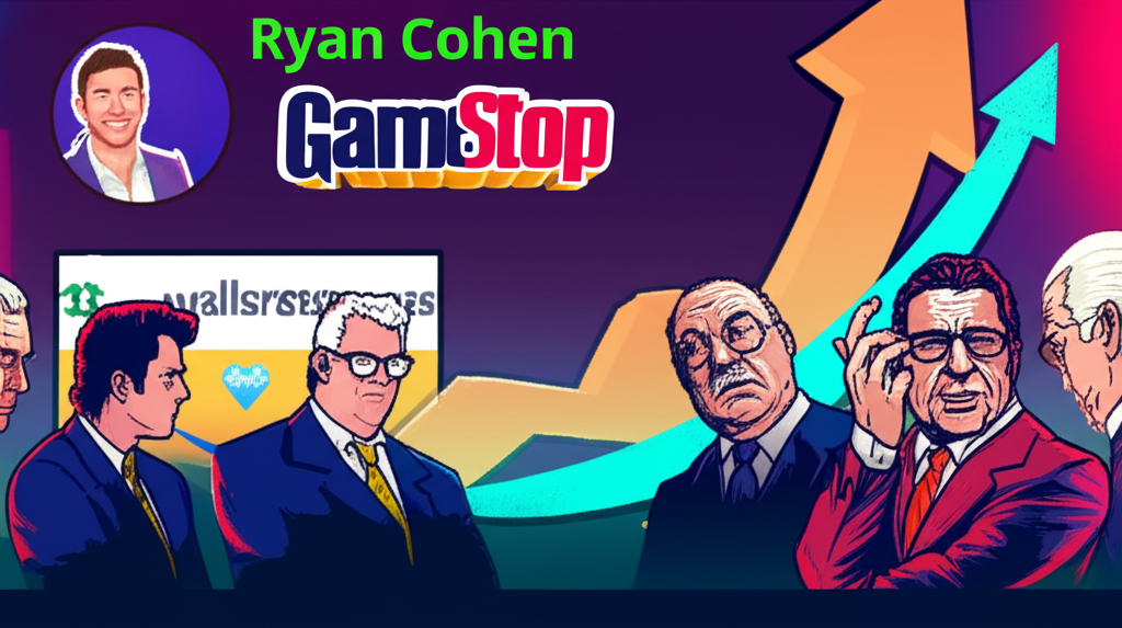 Illustration of Ryan Cohen tweeting an emoji that sparks the GameStop rally