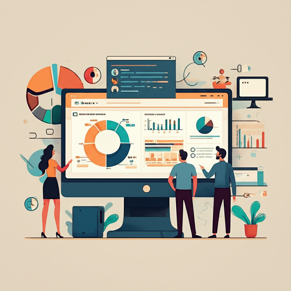 Illustration of the 42 Macro platform interface featuring proprietary dashboards, economic indicators, and actionable insights used by diverse investors