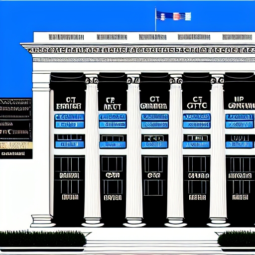 Illustration of a robust regulatory ecosystem with the CFTC as a central pillar and the NFA as a supporting structure protecting a group of diverse traders in the US forex market