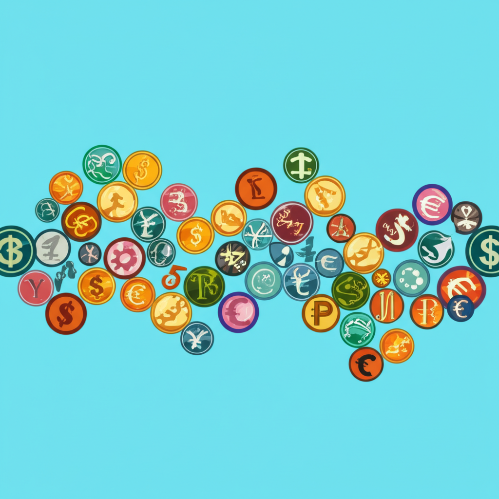 Interconnected global currencies forming a backbone structure in forex trading