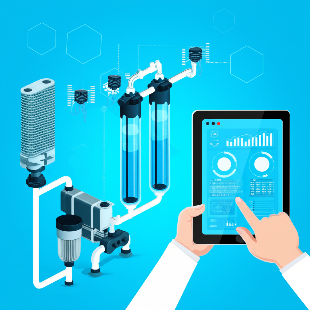 Advanced water technology with smart pumps, digital sensors, and data analytics